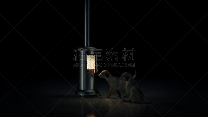 气候,室内,热,动物,表现积极,概念,婴儿湿巾,空气清新剂,加湿器,取得