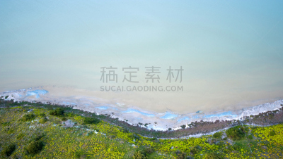 航拍视角,水,水平画幅,沙子,无人,夏天,户外,南澳大利亚,海滩,意外与灾害