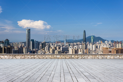 无人,建筑业,深圳,空白的,室内地面,水平画幅,市区路,当地著名景点,无人机,前景聚焦