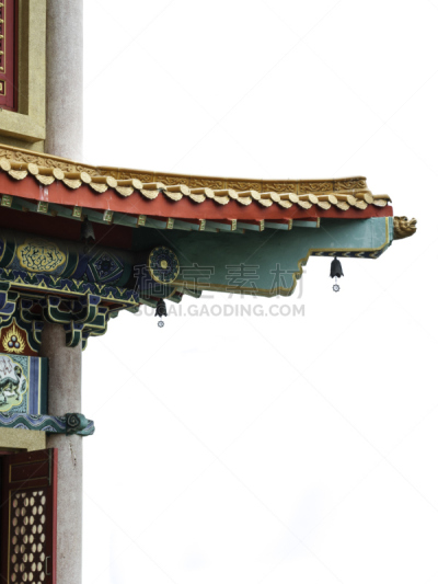屋檐,屋顶,时尚,部分,分离着色,天空,古代,当地著名景点,僧院,山脊