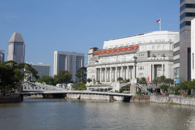 新加坡市,都市风景,新加坡河,滨海湾 ,水平画幅,新加坡,无人,现代,东南亚,商业金融和工业