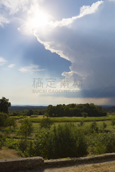 暴风雨,日光,修改系列,垂直画幅,天空,气候,云,夏天,户外,戏剧性的天空
