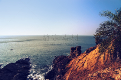 海洋,印度,海岸线,岩石,蓝色,陡峭,冰块,波浪,自然,水