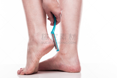 足,干的,皮肤,理毛行为,井,脚掌,人类脚趾,皮肤病学,女人,水平画幅