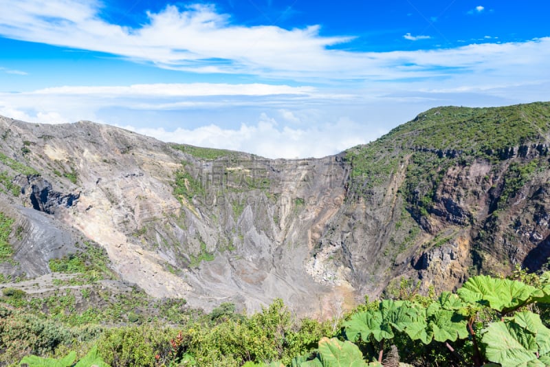 伊拉苏火山,哥斯达黎加,火山湖,卡塔戈省,硫磺,地震,浓烟,火山口,熔岩,热