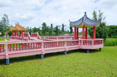 玻璃市,马来西亚,水,天空,美,公园,荷花,水平画幅,睡莲,无人