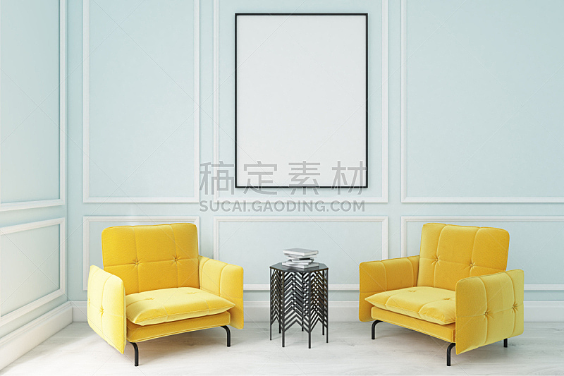 扶手椅,黄色,复式楼,新的,座位,水平画幅,无人,家具,俄罗斯