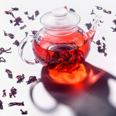 芙蓉茶,透明,玻璃,茶壶,茶,选择对焦,无人,平视角,维生素,阴影