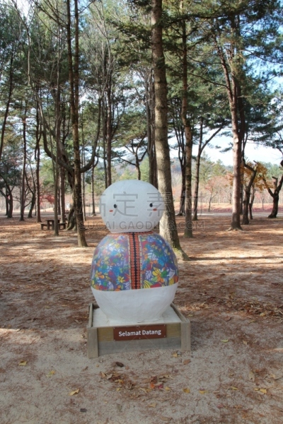 雪人,雕像,韩国,岛,春川,汉江,首尔,垂直画幅,美,山