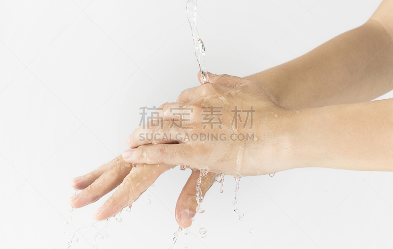 细菌,肮脏的,手,水,水平画幅,泥土,湿,纯净,彻底洗刷
