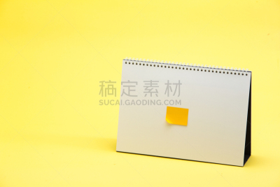 标签,桌子,日历,平视角,黄色,办公室,新的,水平画幅,消息,历日