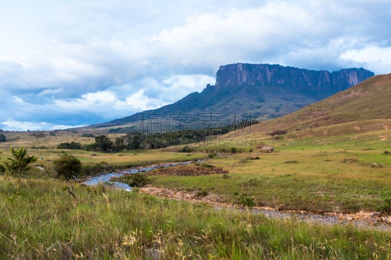 罗赖马山,罗赖马州,平顶山,平顶山区,canaima,委内瑞拉,南美,水平画幅,无人,户外