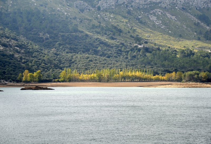 马略卡,水平画幅,地形,无人,sierra de tramuntana,水库,户外,湖,西班牙,摄影