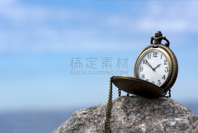 时间,表,天空,冰块,怀表,口袋,图像,链,无人,手