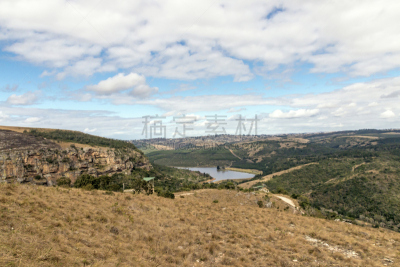 云,冬天,山谷,水坝,天空,水平画幅,oribi,无人,户外,湖