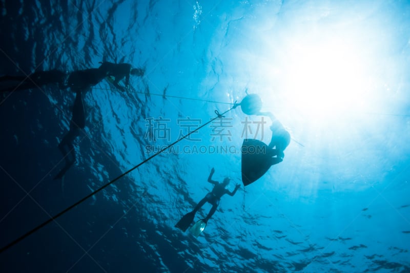 蓝孔,达哈巴,潜水镜,水上运动服,防护面罩,红海,水,水平画幅,水肺潜水