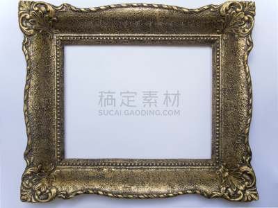 古董,边框,金叶,art deco风格,留白,艺术,水平画幅,墙,无人,古老的