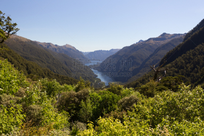 doubtful sound,新西兰,峡湾,水,天空,水平画幅,绿色,无人,蓝色,噪声