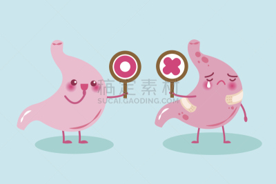 卡通,胃,可爱的,关节炎,生理学,人类消化系统,健康保健,厚木板,健康,危险