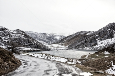 湖,自然,水,天空,科瓦东珈,水平画幅,地形,雪,无人,欧洲
