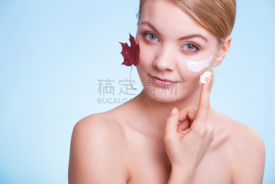 人的脸部,青年女人,秋分,女孩,青少年,留白,水平画幅,纯净,健康,干的