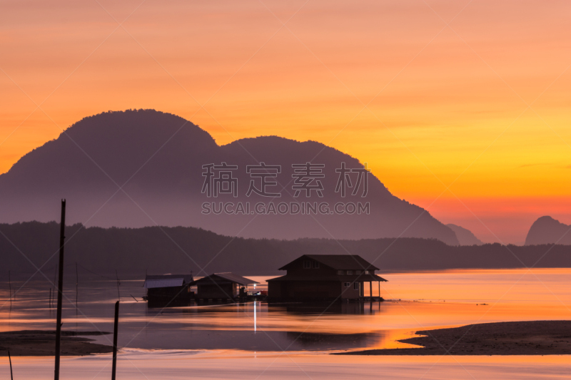 黎明,修改系列,天空,美,灵性,水平画幅,早晨,曙暮光,夏天,湖