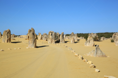 石峰沙漠,尖塔顶峰,南邦国家公园,自然,西澳大利亚,水平画幅,地形,岩石,无人,岩层