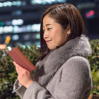 夜晚,横滨,青年女人,公园,美人,户外,仅成年人,日本人,青年人,彩色图片