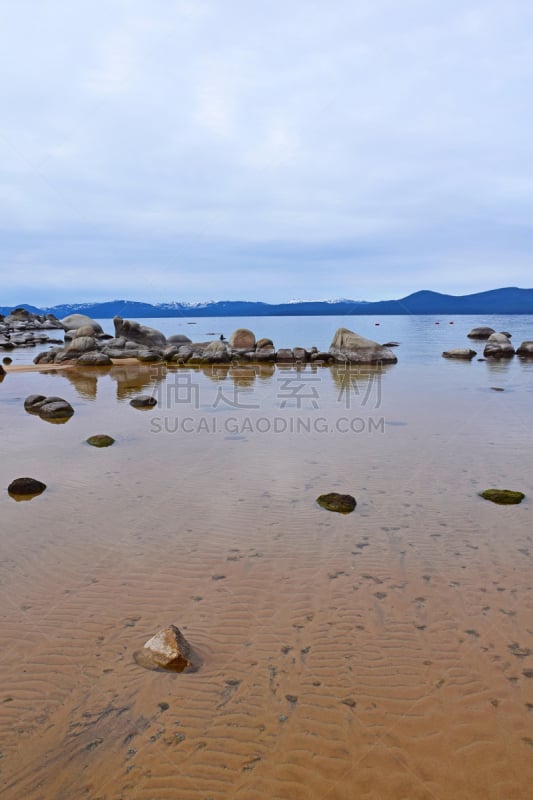 太浩湖,山德港,垂直画幅,水,天空,暴风雨,雪,湖,齿状山脊,雨