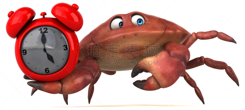 绘画插图,螃蟹,水平画幅,膳食,海产,卡通,钟,锯缘青蟹,晚餐,甲壳动物