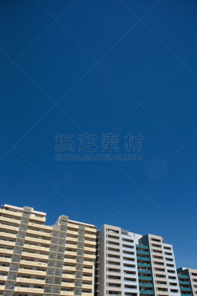 幕张市,居住区,千叶县,公寓,房屋,垂直画幅,摩天大楼,图像,建筑业