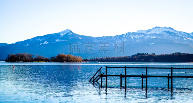 基姆湖,自然,水,天空,宁静,美国,水平画幅,地形,无人,全景