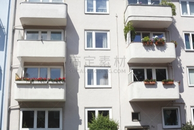 Moderne Wohngebäude, Reihenhäuser