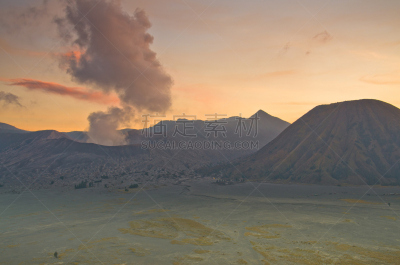 bromo-tengger-semeru national park,火山,爪哇,婆罗摩火山,滕格尔火山,东爪哇,夜晚,深的,自然,国内著名景点