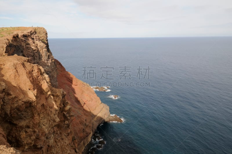 马德拉,水,天空,水平画幅,无人,大西洋,大西洋群岛,夏天,海岸地形,户外