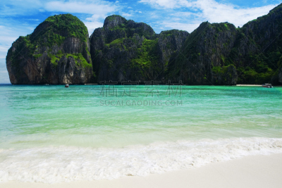 泰国,海滩,名声,海啸,度假胜地,水平画幅,印度洋,旅行者,户外