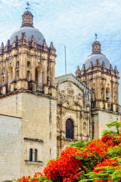Church of Santo Domingo de Guzman in Oacaca - in Mexico