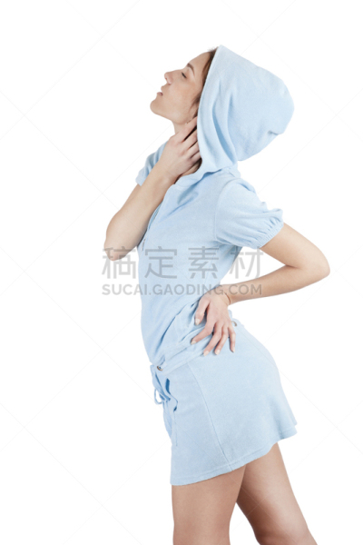 女人,浴衣,发髻,垂直画幅,美,纺织品,美人,白人,图像,仅成年人