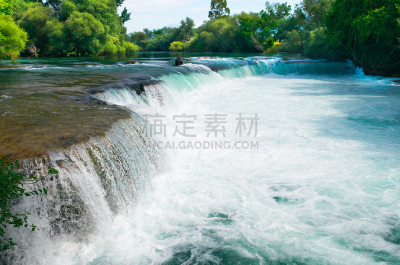 非凡的,瀑布,安塔利亚省,土耳其,水平画幅,无人,赖厄德镇,岩石,俄罗斯,风景线拱