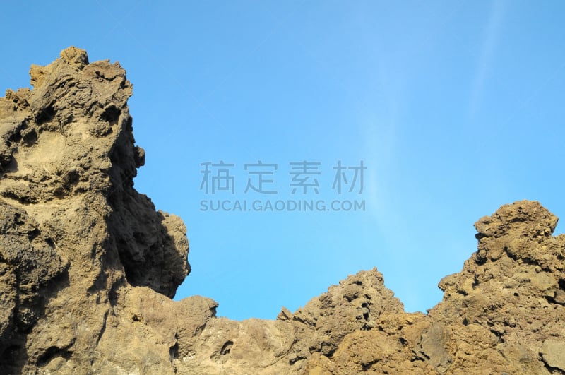 干的,火山岩,固体,几劳亚活火山,水平画幅,火山地形,希洛,巨大的,秃树,北美歌雀