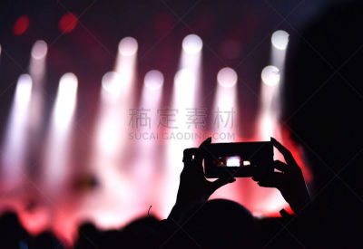 古典音乐会,特写,舞台灯光,短柄斧,录像,群众,歌手,水平画幅,电话机,夜晚
