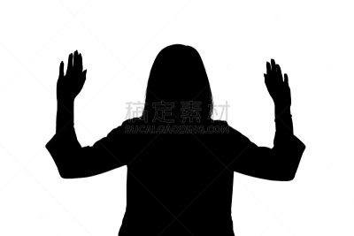 阴影,手,女人,接力赛,正下方视角,塞特神,水平画幅,形状,白色背景,手指