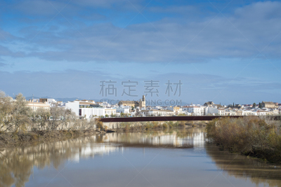 都市风景,安达卢西亚,西班牙,瓜达尔基维尔河,科尔多瓦,水平画幅,无人,古老的,清真寺,科尔多瓦清真寺