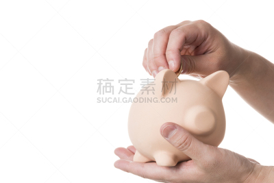 小猪扑满,穿衣服,30到39岁,遮住脸,吝啬的,储蓄,水平画幅,仅男人,仅成年人,日本人