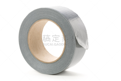 灰色,白色背景,电工胶布,分离着色,水平画幅,银色,无人,塑胶,背景分离,创可贴