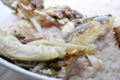 白米,鱼类,切片食物,格子烤肉,水平画幅,膳食,海产,马达加斯加,烤的,动物颚骨