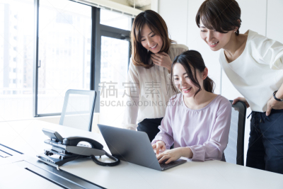 办公室,人群,女商人,新创企业,日本人,青年人,专业人员,动机,技术,计算机