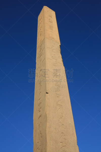 方尖石塔,卡尔纳克神殿,亚蒙神殿,哈西帕苏神殿,埃及卢克索,象形文字,垂直画幅,纪念碑,天空,无人