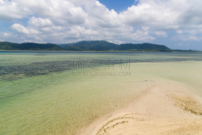 岛,看风景,冲绳县,西表岛,海岸线,当地著名景点,竹富町,纯净,夏天,海滩