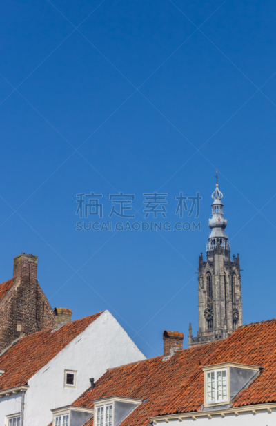 荷兰,塔,屋顶,阿默斯福特,垂直画幅,纪念碑,天空,绿色,建筑